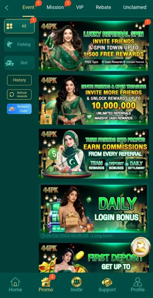 44pk game bonuses