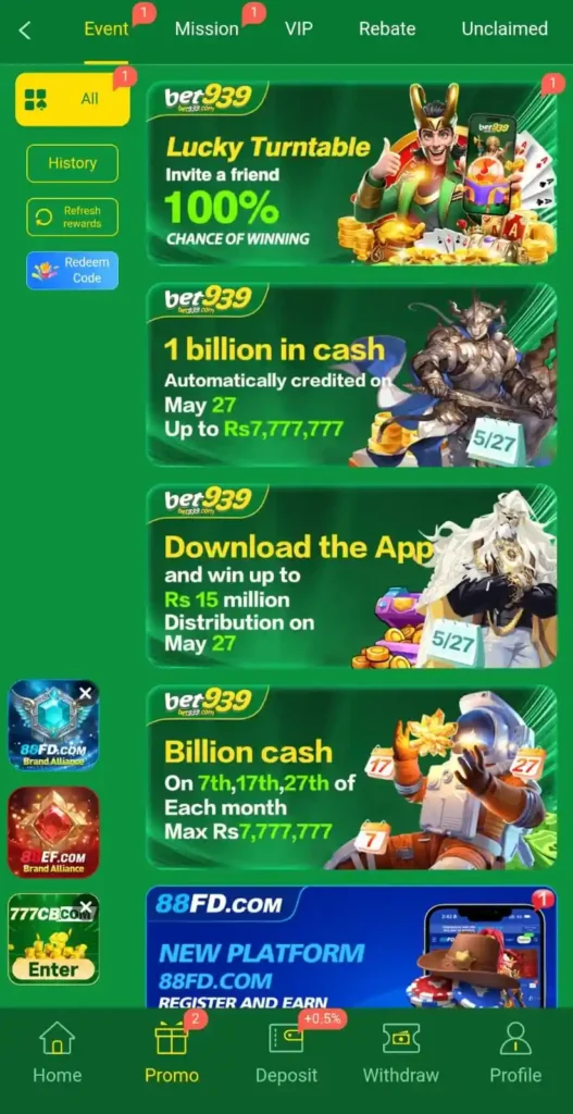 bet939 game bonuses