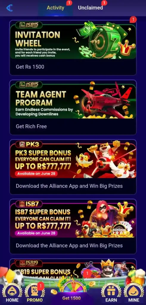 isb15game bonuses