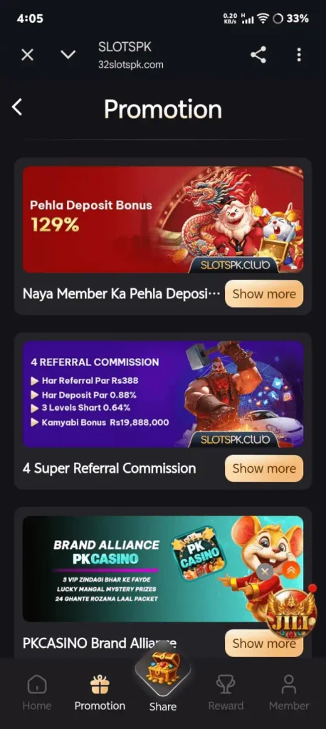 SlotsPK Game
